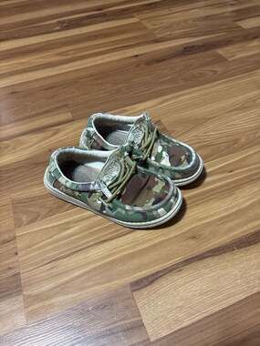 HEYDUDE Youth Boys Wally Youth Mossy Oak® Original , Camo, K13